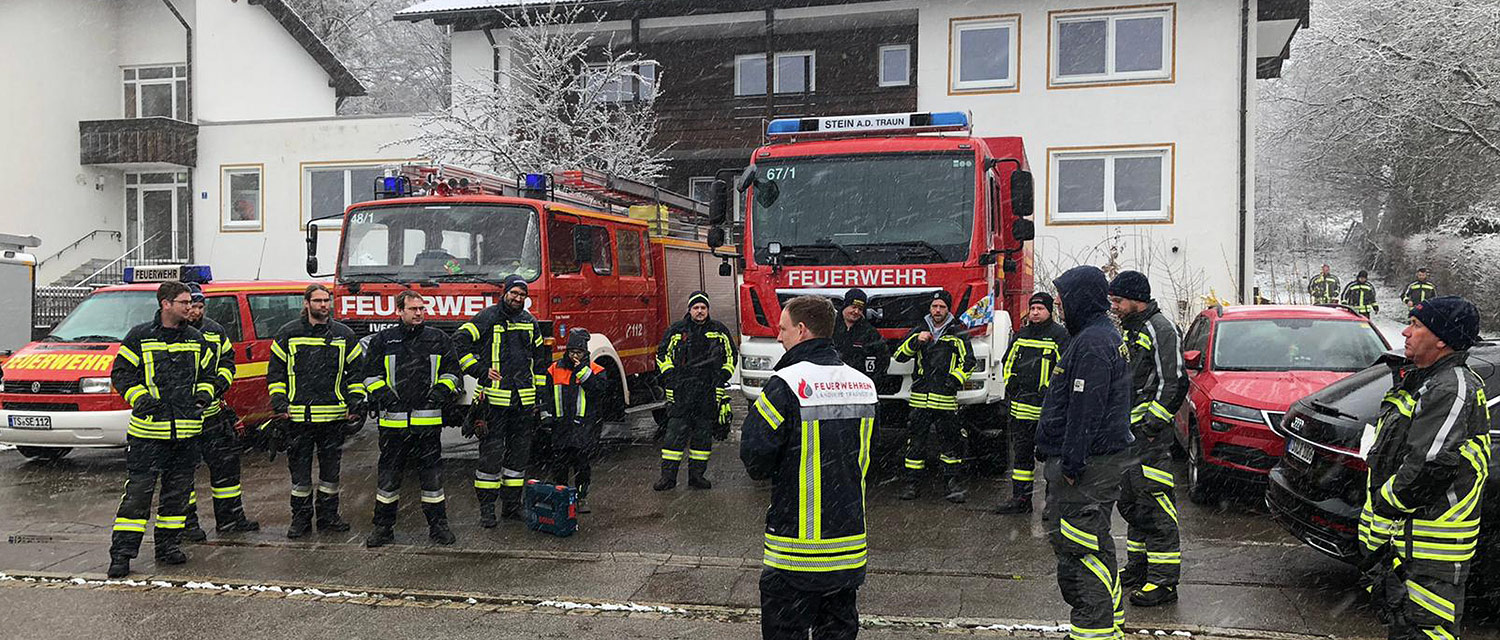 Einsatz im Rahmen des Katastrophenschutzes – Unterkunft in Seeon bezugsfertig