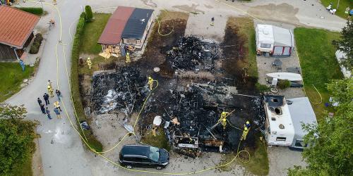 Achentalfeuerwehren bei mehreren Großbränden gefordert