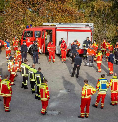 Vierstündiger Einsatzmarathon – Rettungskräfte trainieren die Zusammenarbeit