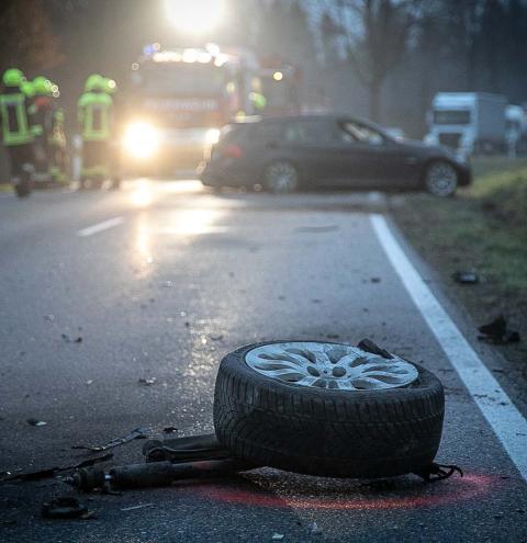 Wonneberg – schwerer Unfall bei Überholmanöver