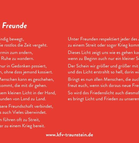 Friedenslicht-Gedicht